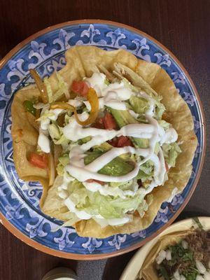 Chicken taco salad