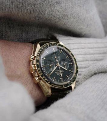 Moonshine Gold Speedmaster Green Dial