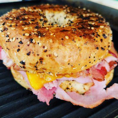 Hot Breakfast Bagel