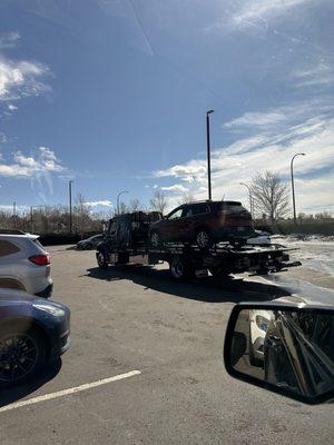 Can you tow away a trash company executive's truck? If only they had such an ordinance when a trash companies engages in misconduct.