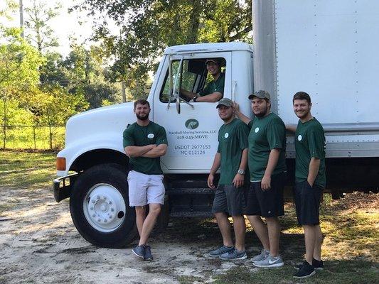 Part of the Marshall Moving Services Team