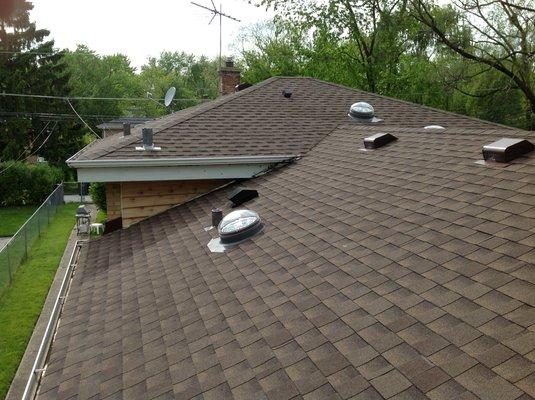 Ashpalt Roofing job we completed.