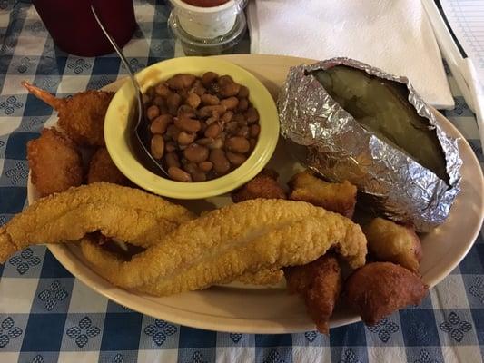 Catfish & Shrimp Dinner!