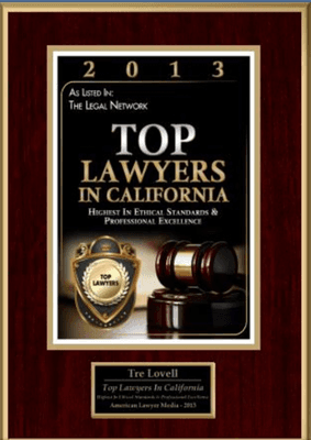 Listed in The Legal Network's Top Lawyers In California.