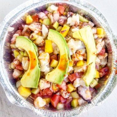 Ceviche especial con mango