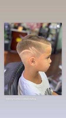 Boy haircut