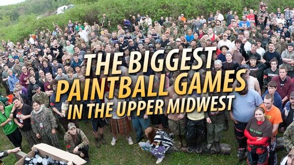 Check out the largest paintball game in the upper Midwest "Giant Big Game" held twice a year at Splat Tag.