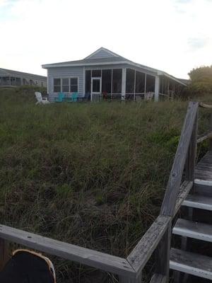 Quaint cabin we rented at 426 Myrtle Ave