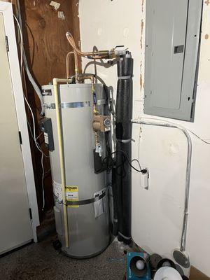 New water heater and recirc pump