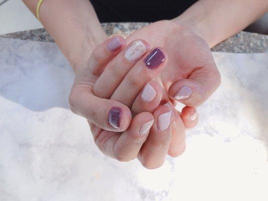 Beautiful ombré nails