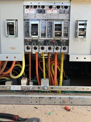 High-voltage electrical system setup and maintenance tailored for industrial environments...