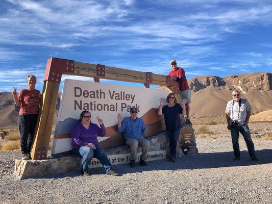 Our  group on a Death Valley workshop