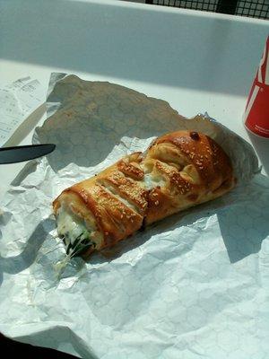 Spinach Stromboli