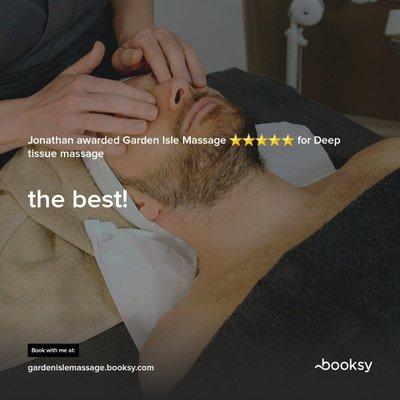 Relaxation or Pain Relief with Deep Tissue Massage by Nate  
Gardenislemassage.booksy.com