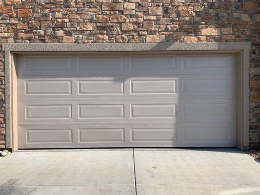 New garage door