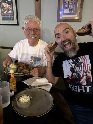 The boys and their lunch