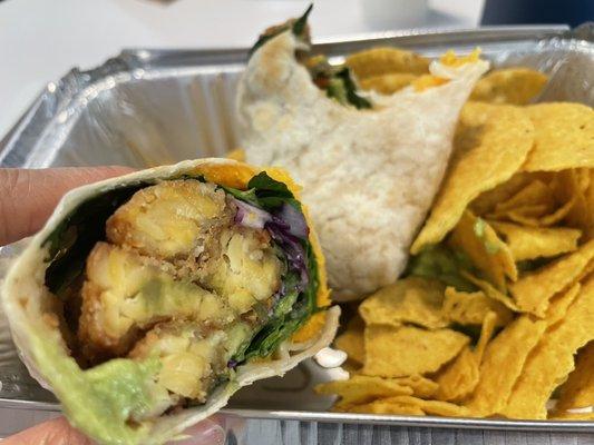 VEGAN SMOKY TEMPEH AVOCADO WRAP