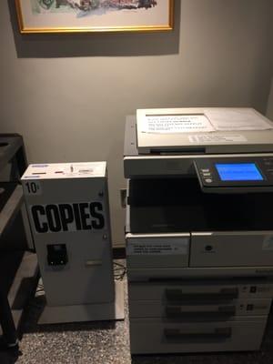 Newton Free Library - 330 Homer Street, Newton               Interior : Copier