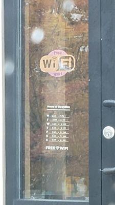 Free wifi  but owner turned it off and not available