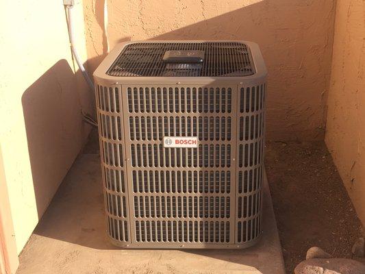 Bosch inverter central heat pump system