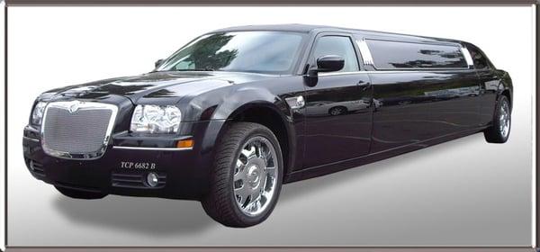 10 passenger Black Chrysler 300