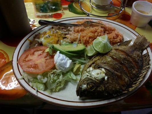 Fried fish $9.75