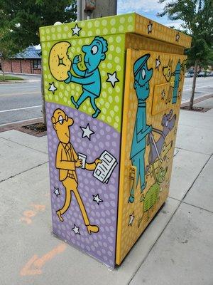 Electrical Box art on the main street