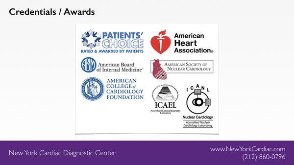 Credentials and Media - New York Cardiac Diagnostic Center - Upper East Side NYC