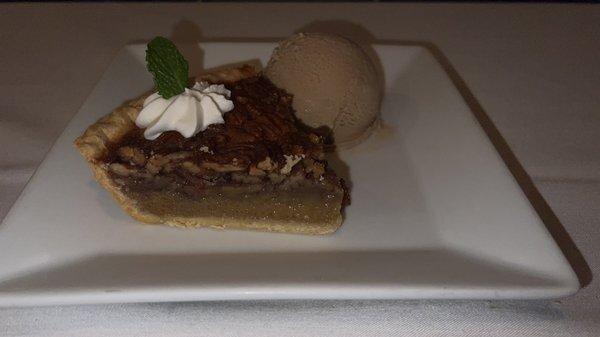 Cold pecan pie