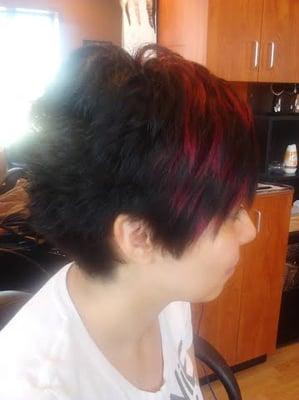 color and cut