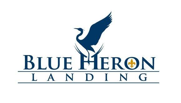 blue heron landing logo