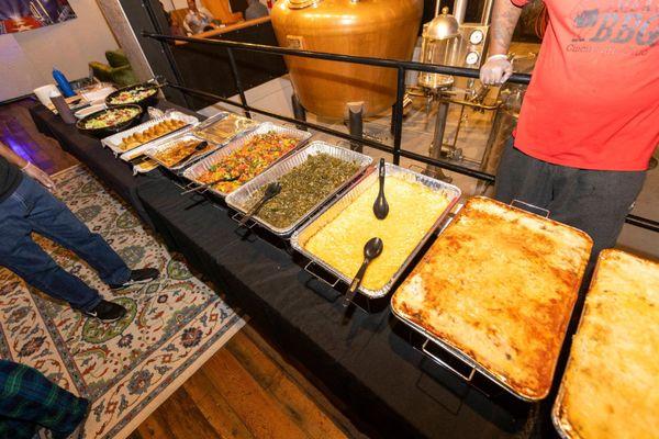 Buffet Catering, including Smoked Lasagna