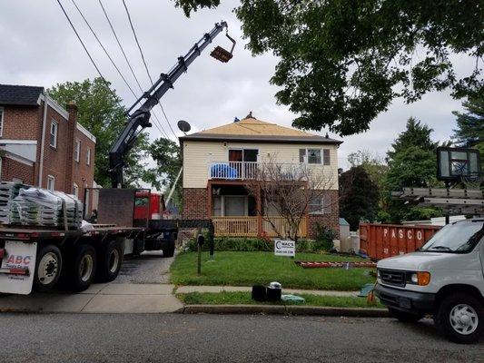 ROOF IN PROGRESS - FOLSOM PA