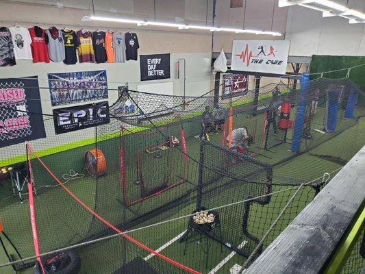 Hitting area