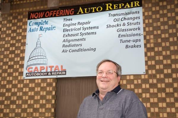 Need auto body repairs or mechanical help?  Call us now!  We're happy to help!