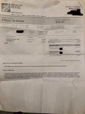 Associate RXL1849 trying to artificially inflate his numbers by adding 'Damage Protection' without informing the client.