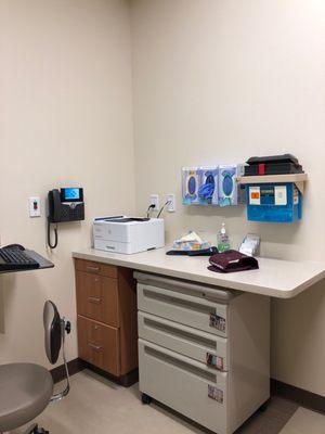 Urgent care/ inside the consultation room