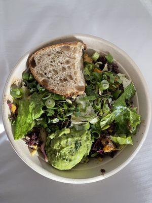 Power Bowl with half romaine