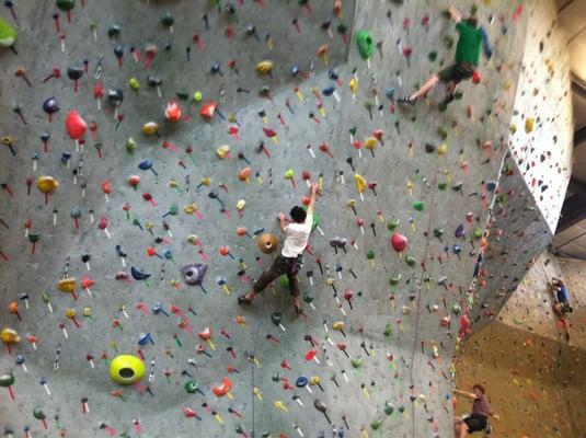 Lead climbing