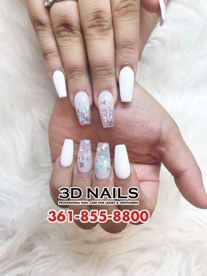 Manicure Design at 3 D Nails - Nail salon in Corpus Christi