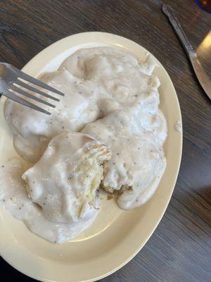 2 Biscuits And Gravy Plate