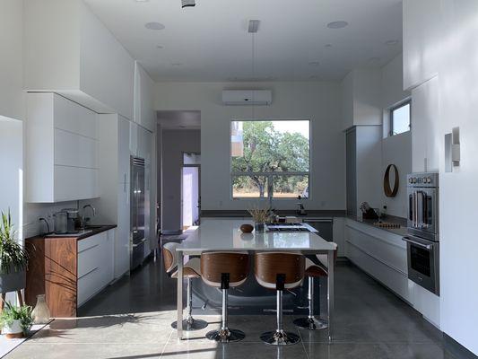 Very modern kitchen.