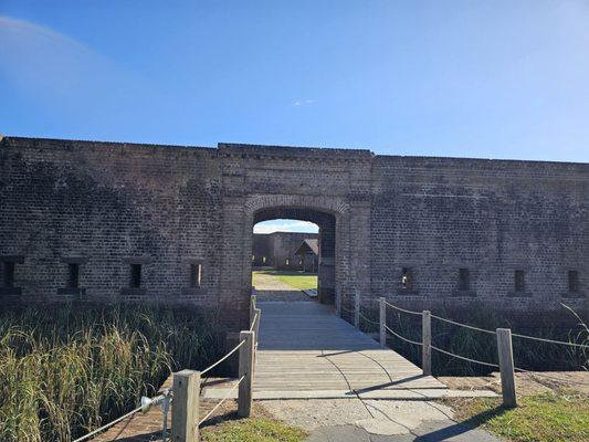 Front gate to the fort