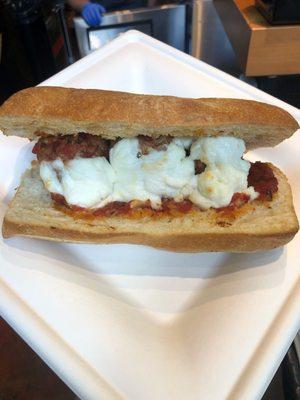 Hero Hero meatball sandwich.. Awesome.