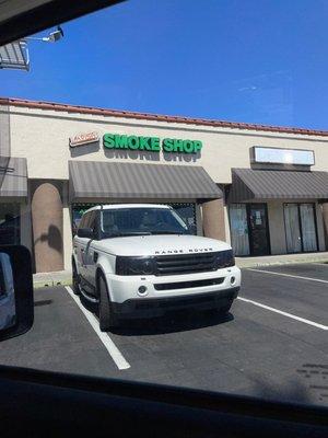 A store front LED Light banner.