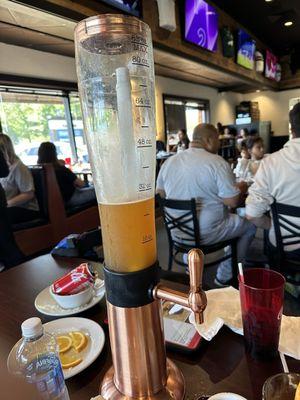 Blue Moon beer tower