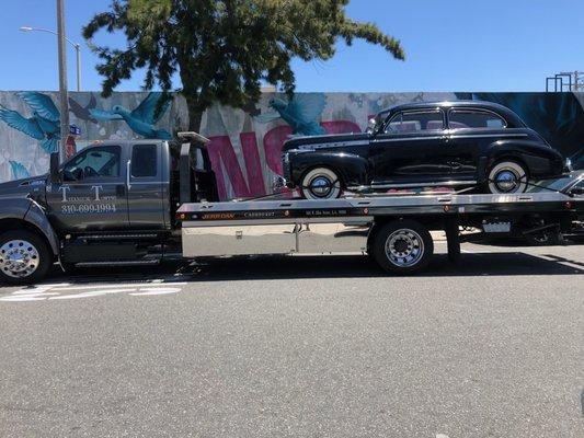 Towing a classic...