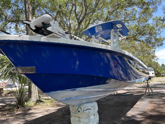 We specialize  in Heavy Fiberglass Boat Collision Damage ,Structural Fiberglass Repair, Fiberglass Boat Decks , Fiberglass Transom