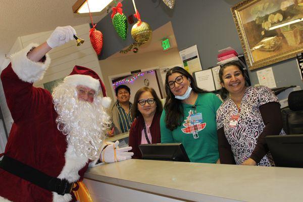 Santa Claus at Hayward Gardens