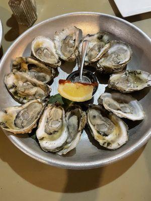 Oysters on the half shell